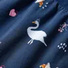 vidaXL Kinderkleid mit Langen Ärmeln Marineblau 128 Produktbild-Vorschau 5