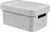 Curver INFINITY Aufbewahrungsbox mit Deckel, 4,5 l, Grau Produktbild-Vorschau 1
