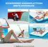 Outsunny Aufblasbare Badeinsel bis 500 kg Belastbarkeit Produktbild-Vorschau 7