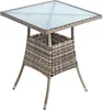 Polyrattan Beistelltisch Balkontisch 57 cm Rattan Tisch Produktbild-Vorschau 1
