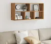 vidaXL Półka ścienna Artisan dąb 100x25x50 cm materiał Podgląd zdjęcia produktu 10
