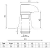 Doppelwandige Kabeldurchführung - Aluminium - 60mm Produktbild-Vorschau 3