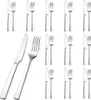 Steakbesteck,24-teilig Edelstahl Steakbesteck Set für 12 Produktbild-Vorschau 1