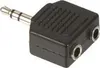 Connettore jack 3,5 mm stereo a 2x accoppiamenti jack 3,5 Anteprima dell’immagine prodotto 1
