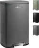 A large gray pedal bin is shown in the foreground, with smaller images of the same bin in different colors (green, black, and a lighter gray) arranged to its right. Anteprima dell’immagine prodotto