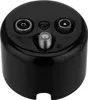 Prise d'antenne 3 trous en porcelaine rétro I QR1 noir Voir les images du produit 1