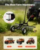 VEVOR Râteau à foin pour tracteur tondeuse 1219 mm, râteau Voir les images du produit 2