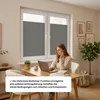 Estika Plissee Klemmfix ohne Bohren - 40 x 50 cm - Grau - Produktbild-Vorschau 4