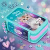 Federmäppchen 3 Fächer - Mäppchen für Mädchen und Jungen - Produktbild-Vorschau 12