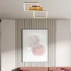 LED Deckenlampe Holz Deckenleuchte Wohnzimmer Dimmbar Produktbild-Vorschau 5