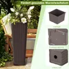 GOPLUS 2er Set Pflanzkübel, Blumentopf hoch mit Innentopf, Produktbild-Vorschau 4