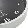 Rádiom ovládané nástenné hodiny s pohonom Quartz čierne 31 Náhľad obrázku produktu 5