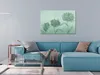 Vlies Leinwandbild - Three Flowers (1 Part) Wide 60x40 cm Produktbild-Vorschau 2