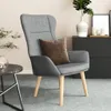 dkd-home-decor Relax Sessel Stoff Hellgrau 70 x 77 x 94 cm Produktbild-Vorschau 2