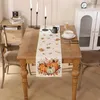 Tischläufer Herbst Orange Blätter Kürbisse 33x183 cm Produktbild-Vorschau 5