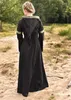 Mittelalterkleid Eleanor mit Kapuze, schwarz : L Größe: L Produktbild-Vorschau 3