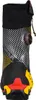 Hinteransicht des G-Tech Bergschuhs von La Sportiva; mit grauem Obermaterial und gelben sowie roten Akzenten. Anteprima dell’immagine prodotto