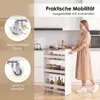KOMFOTTEU – Vozík s 3 policami, úzky odkladací vozík, regál Náhľad obrázku produktu 4