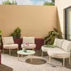 sweeek - Gartenlounge-Set aus Aluminium für 4 Personen - Produktbild-Vorschau 3
