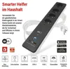 GoSmart Steckdosenleiste + Schalter - 2 m, 4 Steckdosen, USB, weiss-schwarz, PVC, 1,5 mm2 Produktbild-Vorschau