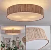 Mels Deckenlampe aus Metall/Binsenstroh/Kunststoff in Produktbild-Vorschau 1