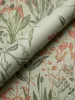 Newroom Vliestapete Novira Grün Blumen, Tapetenrolle Produktbild-Vorschau