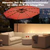 COSTWAY ombrellone φ300cm, ombrellone a sbalzo con 32 LED Anteprima dell’immagine prodotto 2