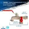 A product image with descriptive text and dimensions. Produktbild-Vorschau