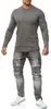 Mivaro Herren Langarmshirt Basic aus 100% Baumwolle – Produktbild-Vorschau 4