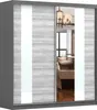 Armoire à portes coulissantes Armoire 233 cm Gris/Cathult Voir les images du produit 1