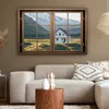 OneMillionCanvasses® - Leinwandbilder - 140x90 cm, Aussicht Produktbild-Vorschau 5