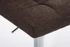 CLP Barhocker Peru STOFF drehbar und höhenverstellbar braun Produktbild-Vorschau 7