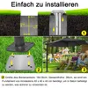 LZQ Universal-Bodenplatte für Sonnenschirm, 2 Stück Metall Produktbild-Vorschau 4