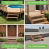 Terrassentreppe aus Lärche Treppe Stufen Wangentreppe Produktbild-Vorschau 6