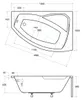 BADLAND Eckbadewanne Badewanne Rima RECHTS 160x100 mit Produktbild-Vorschau 7