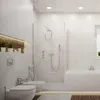 LED vstavané svietidlá ultraploché sada 3 ks 6 W IP44 biela Náhľad obrázku produktu 7