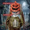 HOMCOM 173 cm Halloween Animierte Kürbis-Skelett Deko Produktbild-Vorschau 6