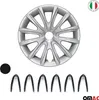 4x Radkappen 16 zoll Grau & Schwarz Produktbild-Vorschau 6