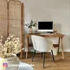 home24 Schreibtisch - Eiche Massiv Produktbild-Vorschau 3