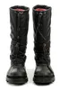 A pair of black winter boots shown from the front against a white background. Produktbild-Vorschau