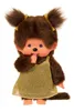 Monchhichi Plüschfigur Glitter Dress Girl gold 20cm Produktbild-Vorschau 2