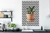 MuchoWow® Poster Pflanze - Blumentopf - Schwarz - Weiß Produktbild-Vorschau 3