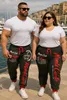 Herren Jogginghose | Monte Carlo 592  Anthrazit/Rot 3XL Produktbild-Vorschau 4