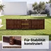 COSTWAY Gartenbrücke mit Geländern, Teichbrücke Zierbrücke Produktbild-Vorschau 5