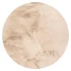 Hochflor Teppich Rund - Comfy Supreme Beige Produktbild-Vorschau 1