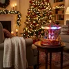 Manège de Noël à LED avec musique et personnages rotatifs, Voir les images du produit 3