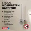tesa SMOOZ WC-Garnitur, satiniertes Glas und verchromter Produktbild-Vorschau 2