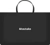 A black tote bag with a white logo. Náhled obrázku produktu