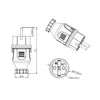 4x ARLI Schutzkontaktstecker IP44 spritzwassergeschützt Produktbild-Vorschau 6