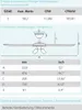 A technical diagram and specifications table for a ceiling fan, showing dimensions and energy information. Anteprima dell’immagine prodotto